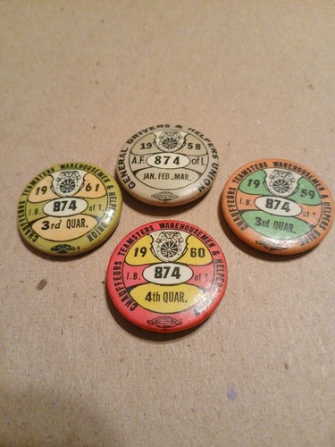 Chauffeurs teamsters buttons - teamsters,