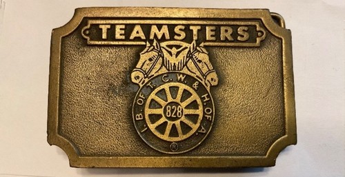 Vintage brass teamsters 828 - vintage!,