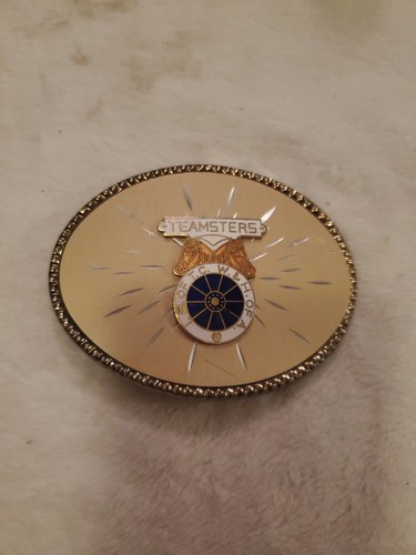 Vintage teamsters belt - teamsters, buckle