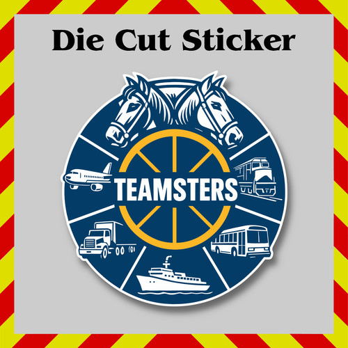 Teamsters brotherhood sticker - teamsters,